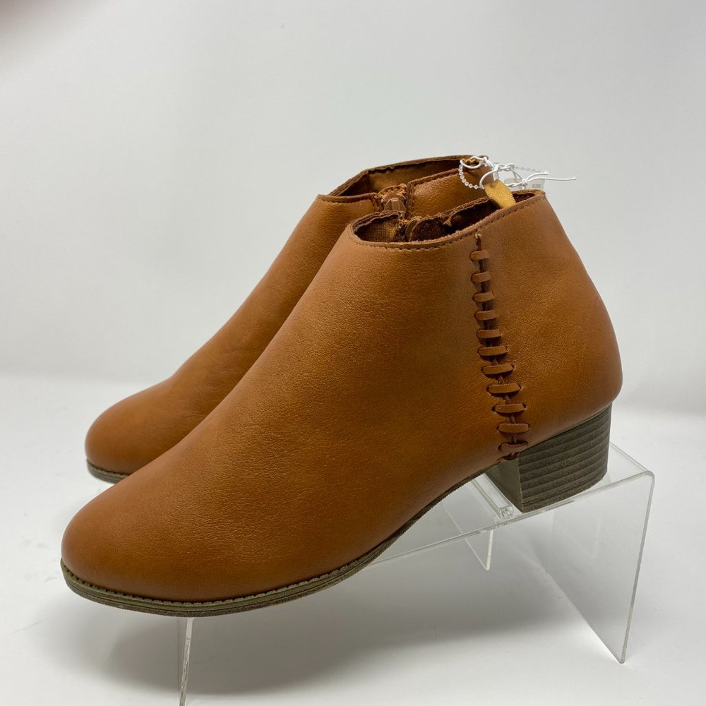 Old Navy Brown Ankle Boots Women's Sz 5 Zipper